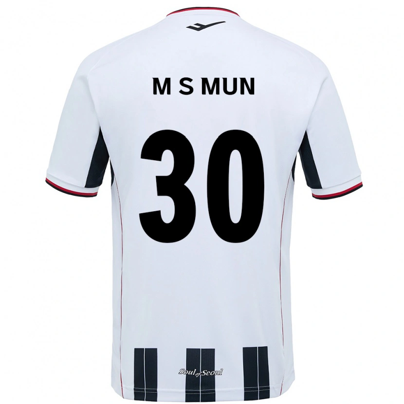 Danxen Mujer Camiseta Seong-Min Mun #30 Negro Rojo 2ª Equipación 2025/26 La Camisa