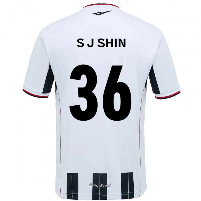 Danxen Mujer Camiseta Ji-Seop Shin #36 Negro Rojo 2ª Equipación 2025/26 La Camisa
