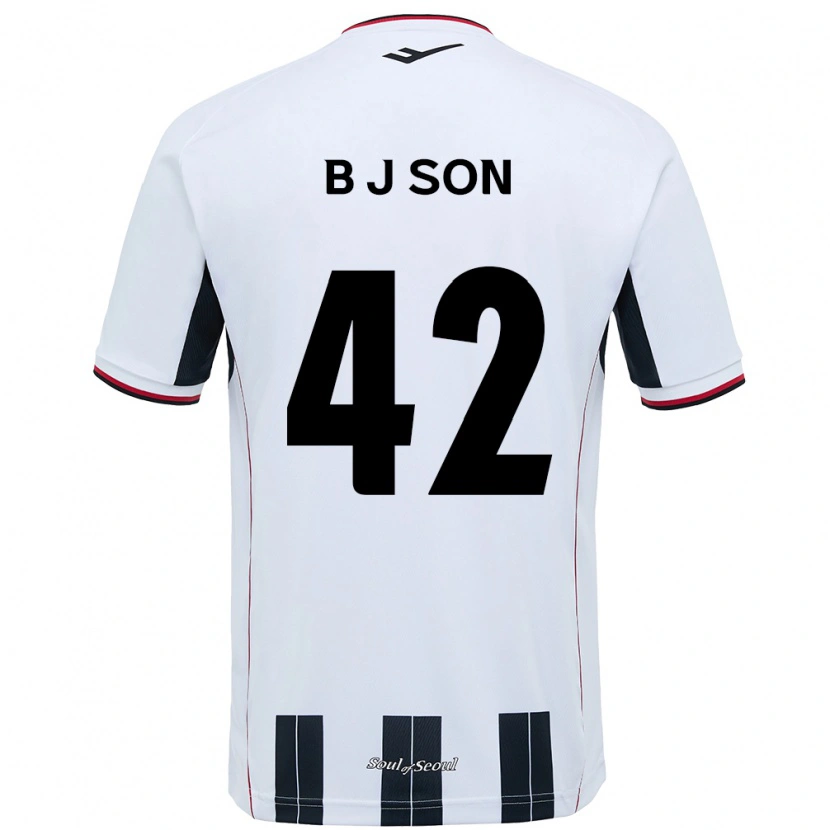 Danxen Mujer Camiseta Jeong-Beom Son #42 Negro Rojo 2ª Equipación 2025/26 La Camisa