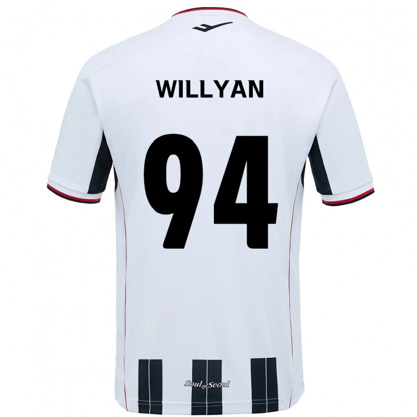 Danxen Mujer Camiseta Willyan #94 Negro Rojo 2ª Equipación 2025/26 La Camisa
