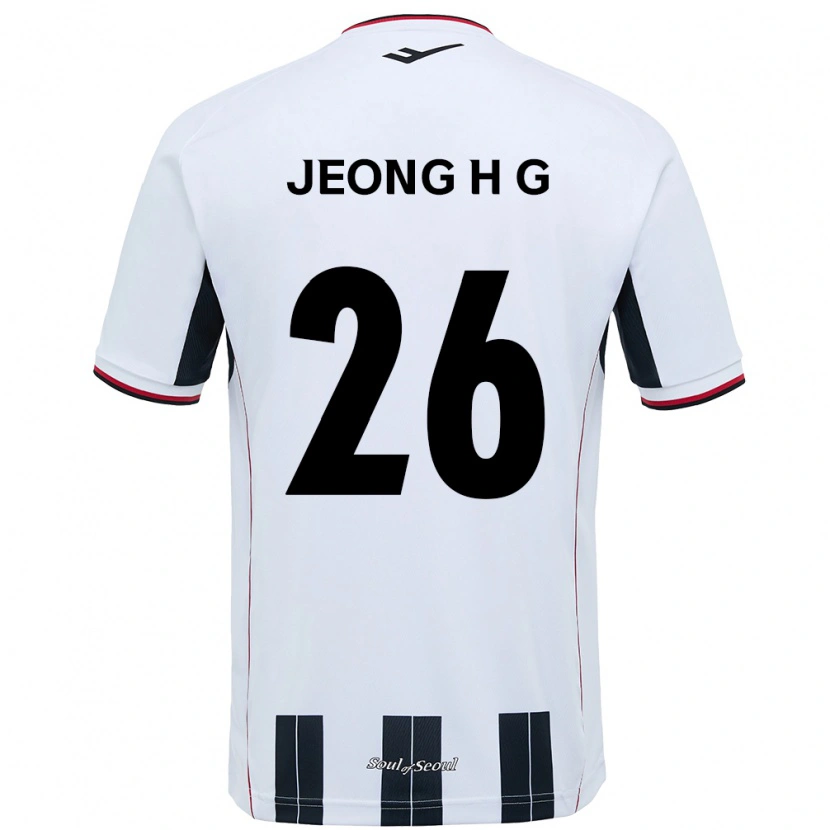 Danxen Mujer Camiseta Jeong Hyun-Gyeong #26 Negro Rojo 2ª Equipación 2025/26 La Camisa