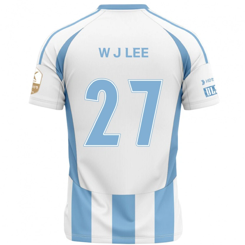 Danxen Mujer Camiseta Ji-Woo Lee #27 Azul Real Amarillo 2ª Equipación 2025/26 La Camisa