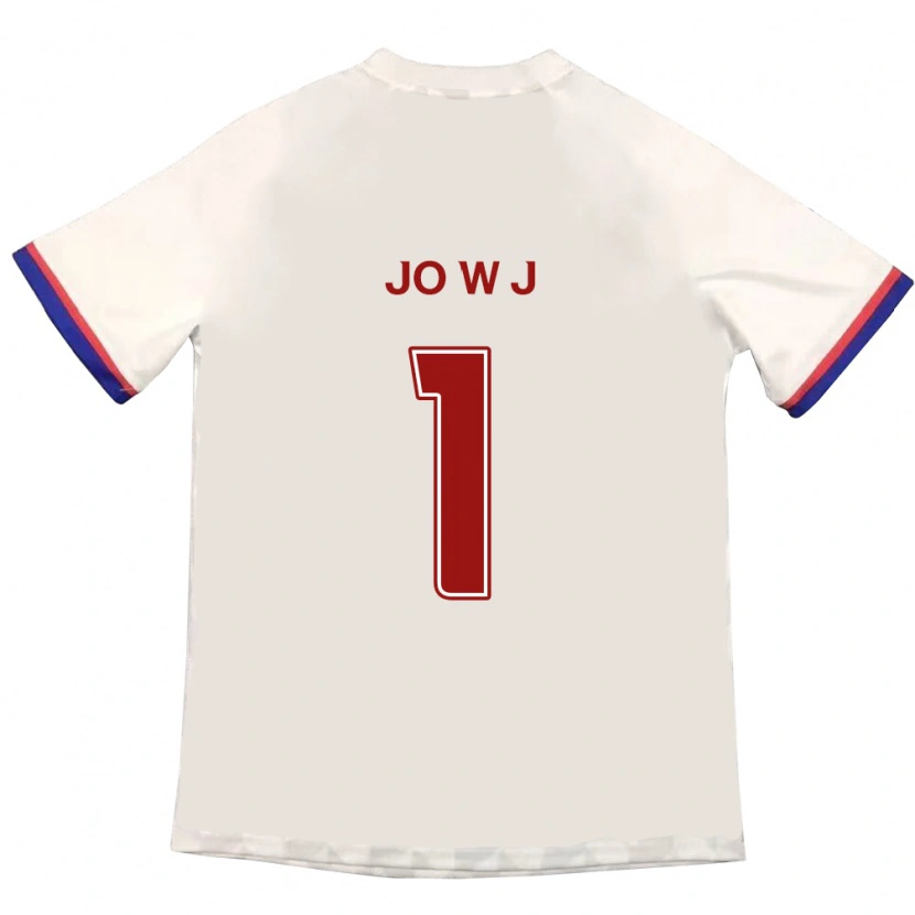 Danxen Mujer Camiseta Jo Woo-Jang #1 Blanquecino Rojo 2ª Equipación 2025/26 La Camisa