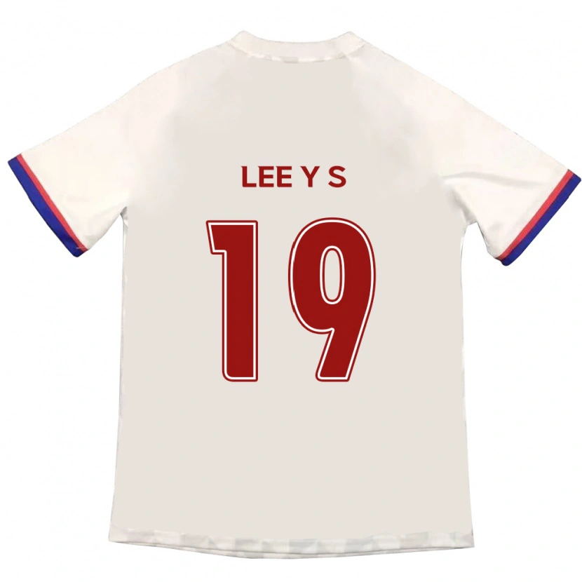 Danxen Mujer Camiseta Lee Young-Seo #19 Blanquecino Rojo 2ª Equipación 2025/26 La Camisa