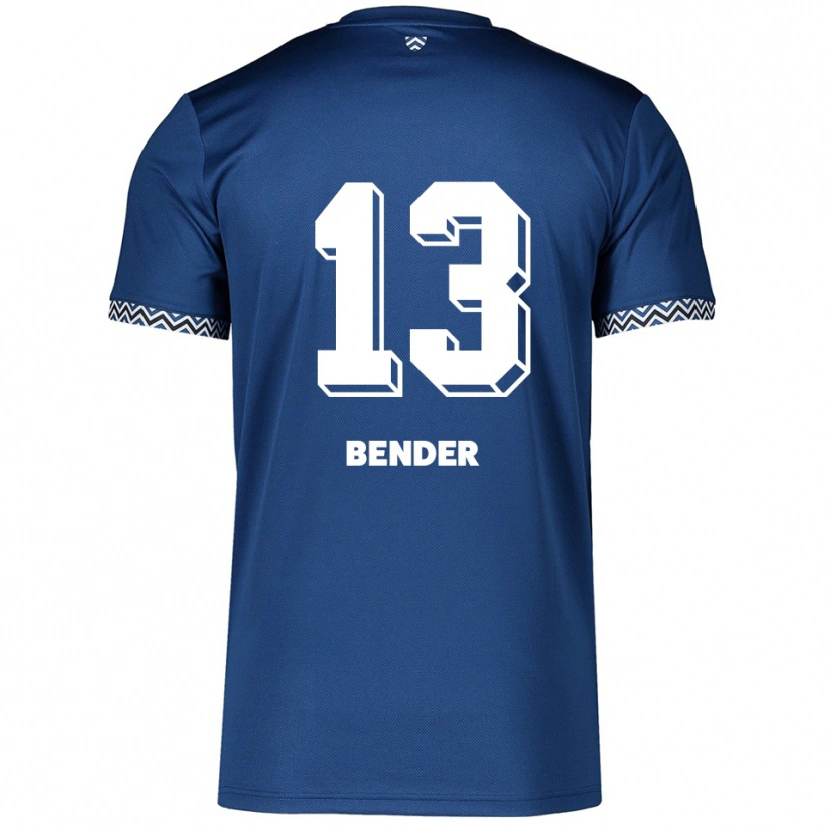 Danxen Mujer Camiseta Grit Bender #13 Azul Marino Blanco 1ª Equipación 2025/26 La Camisa