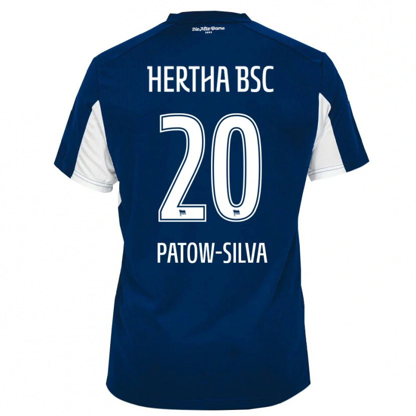 Danxen Mujer Camiseta Oscar Patow-Silva #20 Blanco Azul 1ª Equipación 2025/26 La Camisa