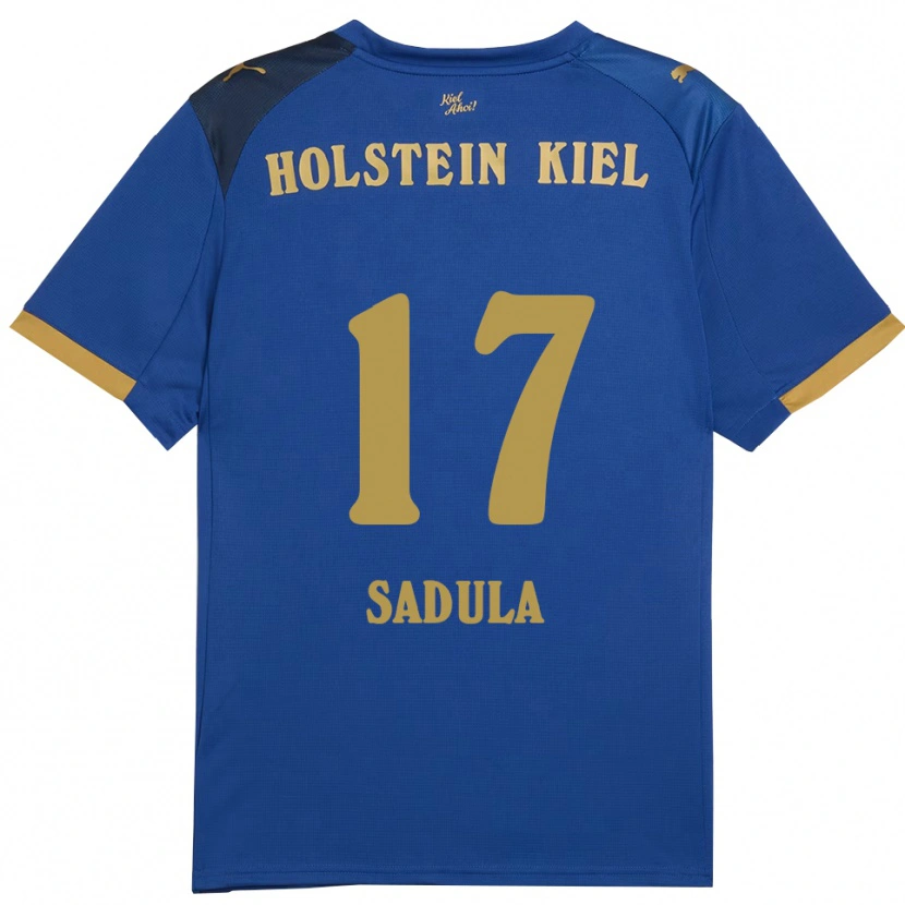 Danxen Mujer Camiseta Orhun Sadula #17 Azul Dorado 1ª Equipación 2025/26 La Camisa