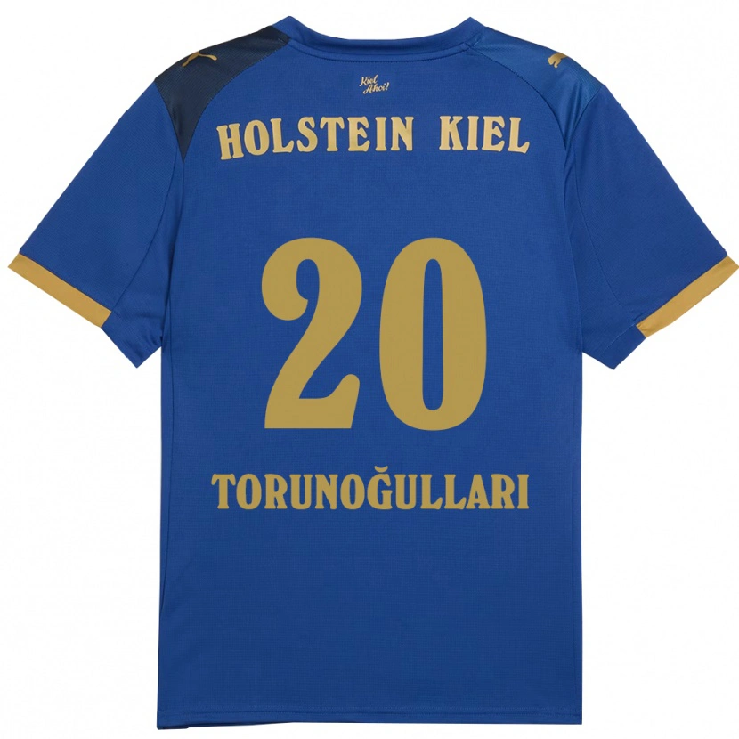 Danxen Mujer Camiseta Emin Torunoğulları #20 Azul Dorado 1ª Equipación 2025/26 La Camisa