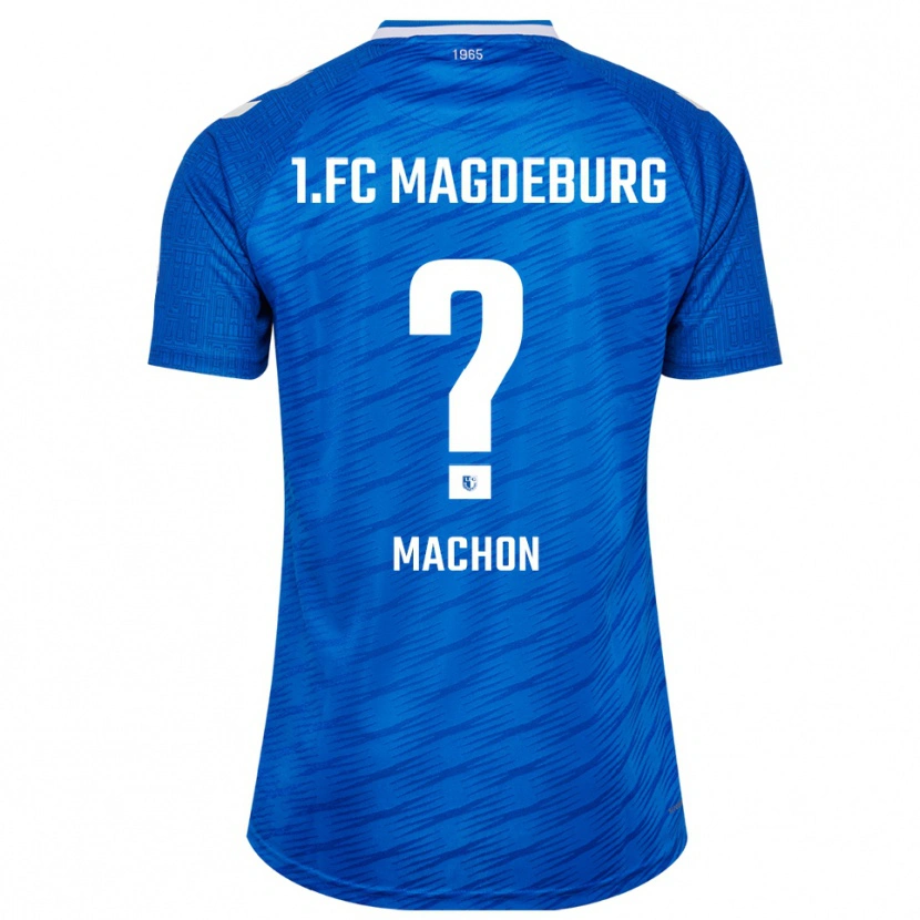 Danxen Mujer Camiseta Max Machon #0 Azul Blanco 1ª Equipación 2025/26 La Camisa