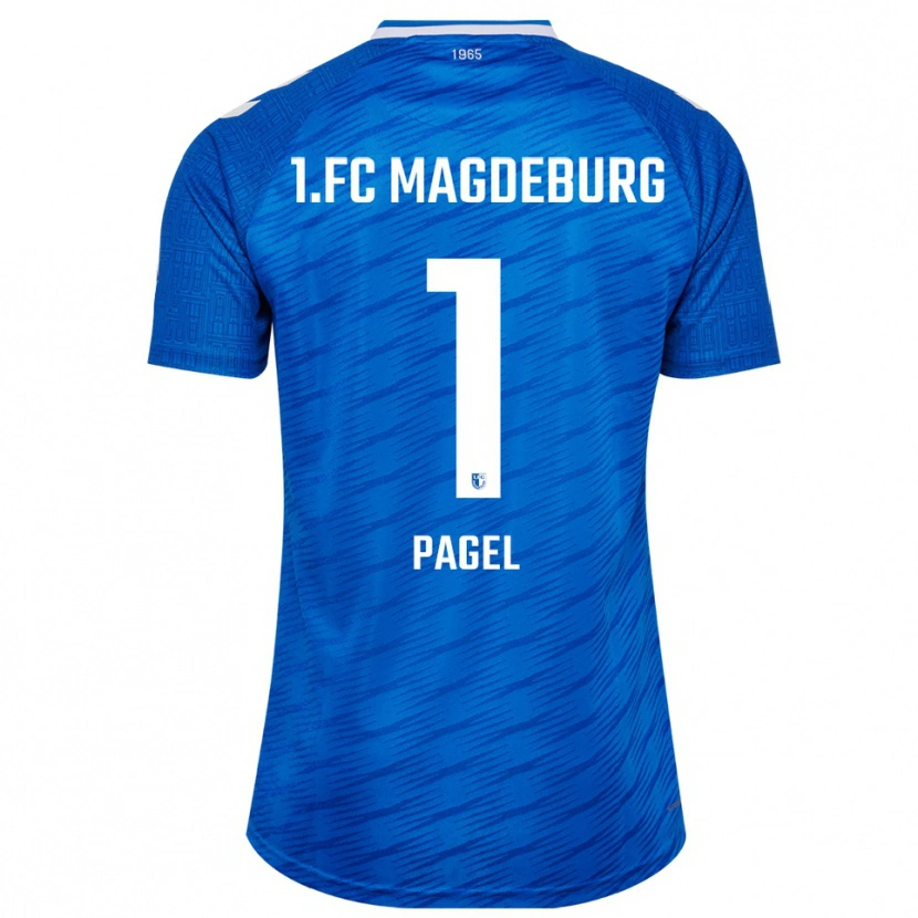 Danxen Mujer Camiseta Roderic Pagel #1 Azul Blanco 1ª Equipación 2025/26 La Camisa