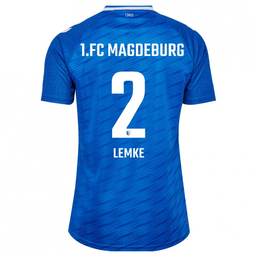 Danxen Mujer Camiseta Rick Lemke #2 Azul Blanco 1ª Equipación 2025/26 La Camisa