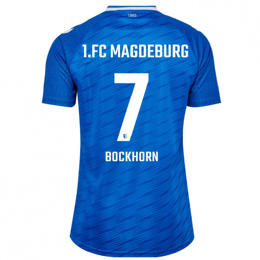 Danxen Mujer Camiseta Herbert Bockhorn #7 Azul Blanco 1ª Equipación 2025/26 La Camisa