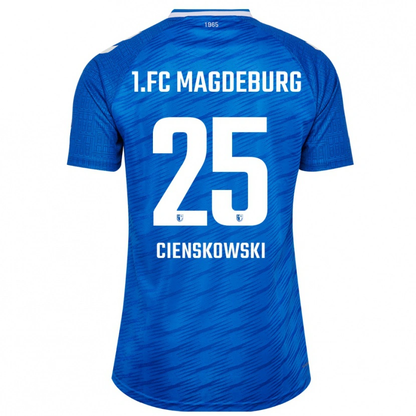 Danxen Mujer Camiseta Amy Cienskowski #25 Azul Blanco 1ª Equipación 2025/26 La Camisa