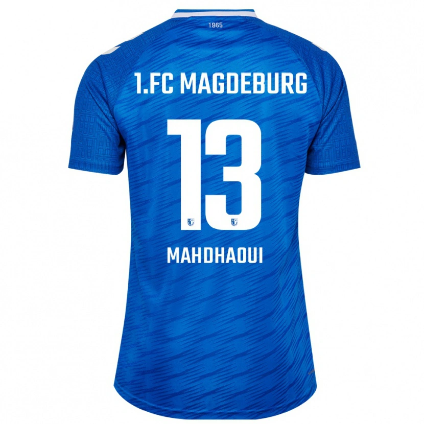 Danxen Mujer Camiseta Islam Mahdhaoui #13 Azul Blanco 1ª Equipación 2025/26 La Camisa