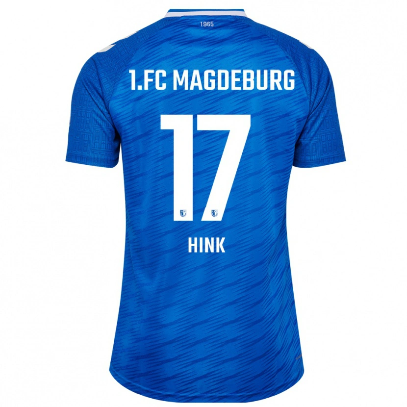 Danxen Mujer Camiseta Hector Hink #17 Azul Blanco 1ª Equipación 2025/26 La Camisa