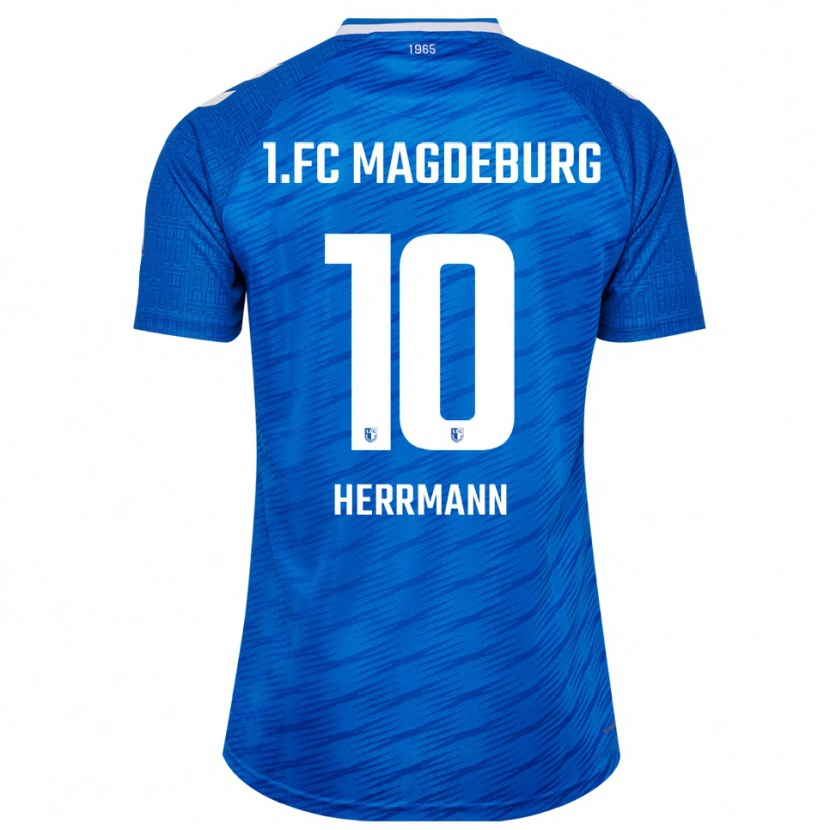 Danxen Mujer Camiseta Milano Herrmann #10 Azul Blanco 1ª Equipación 2025/26 La Camisa