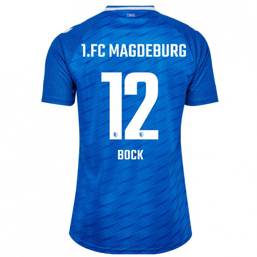 Danxen Mujer Camiseta Armin Bock #12 Azul Blanco 1ª Equipación 2025/26 La Camisa