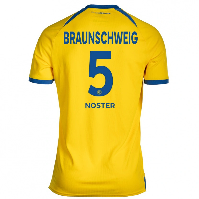 Danxen Mujer Camiseta Lasse Noster #5 Amarillo Azul 1ª Equipación 2025/26 La Camisa