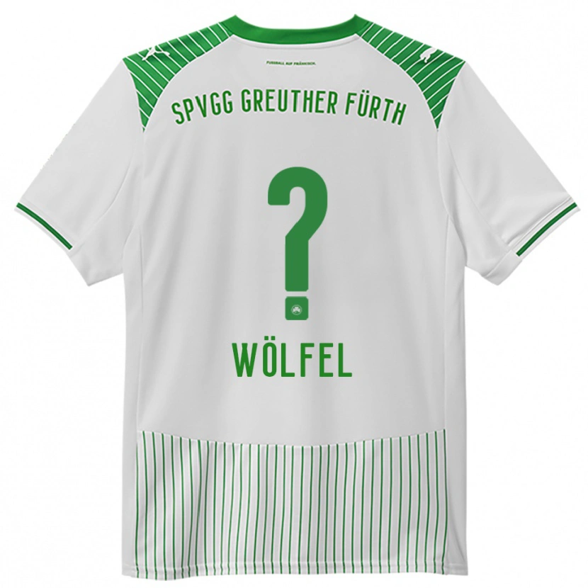 Danxen Mujer Camiseta Luisa Wölfel #0 Blanco Verde 1ª Equipación 2025/26 La Camisa