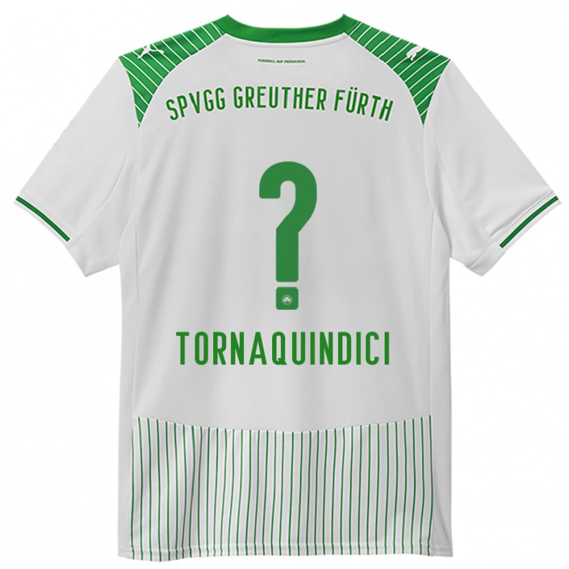 Danxen Mujer Camiseta Aurora Tornaquindici #0 Blanco Verde 1ª Equipación 2025/26 La Camisa