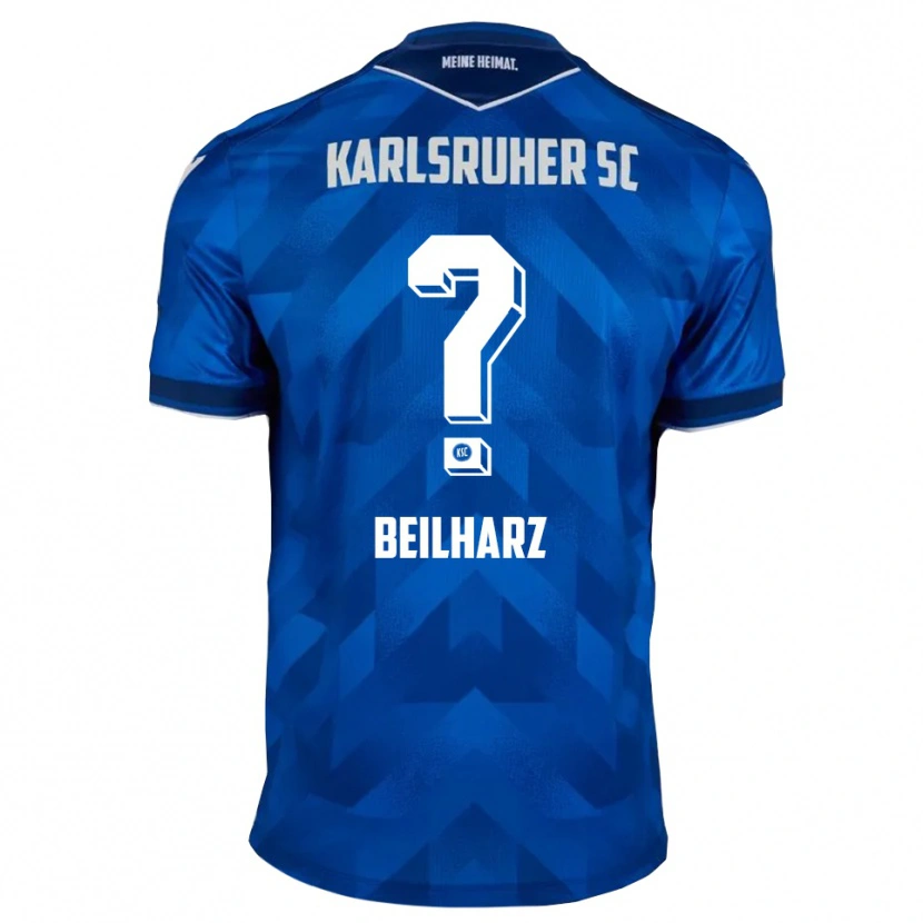 Danxen Mujer Camiseta Charlotte Beilharz #0 Azul Blanco 1ª Equipación 2025/26 La Camisa