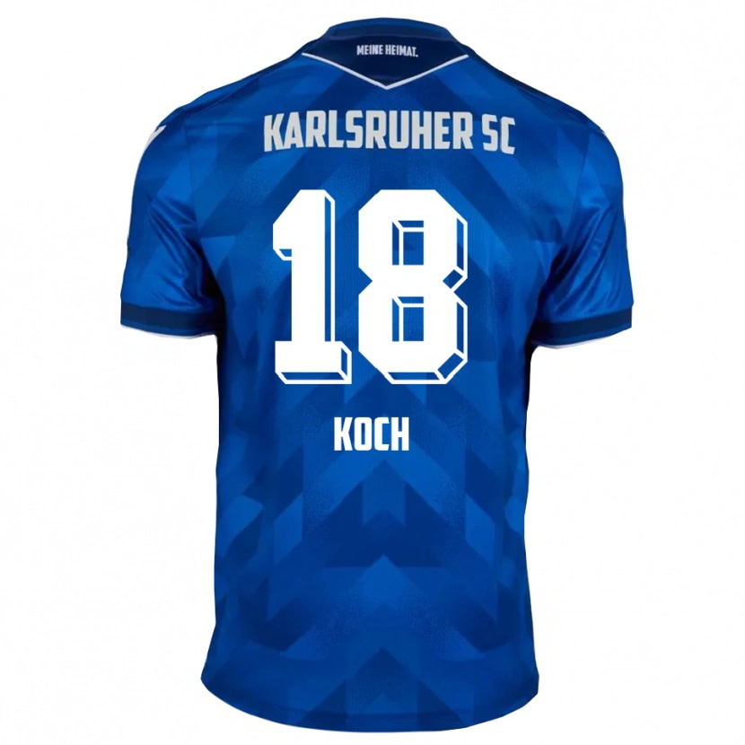 Danxen Mujer Camiseta Aki Koch #18 Azul Blanco 1ª Equipación 2025/26 La Camisa