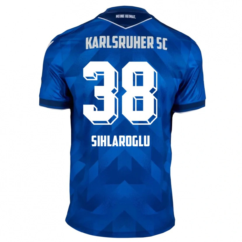 Danxen Mujer Camiseta Efe-Kaan Sihlaroglu #38 Azul Blanco 1ª Equipación 2025/26 La Camisa