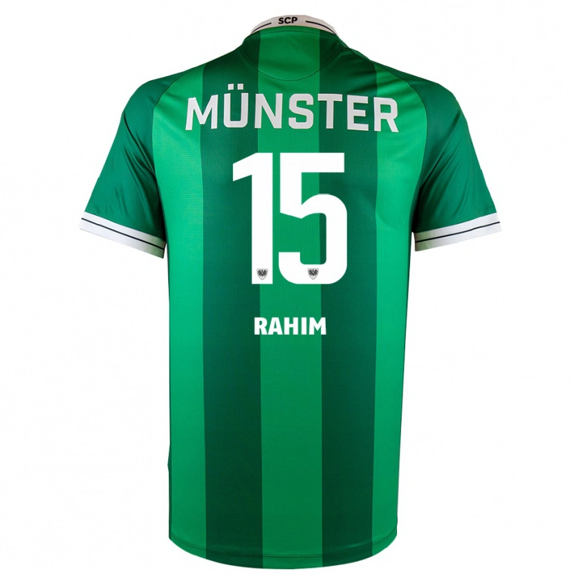 Danxen Mujer Camiseta David Rahim #15 Verde Blanco 1ª Equipación 2025/26 La Camisa