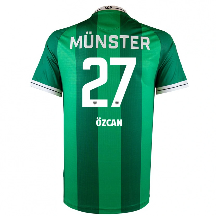 Danxen Mujer Camiseta Kenan Özcan #27 Verde Blanco 1ª Equipación 2025/26 La Camisa