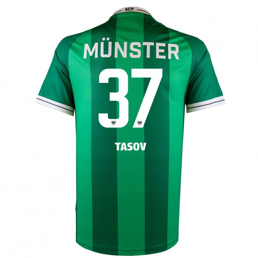 Danxen Mujer Camiseta Leon Tasov #37 Verde Blanco 1ª Equipación 2025/26 La Camisa