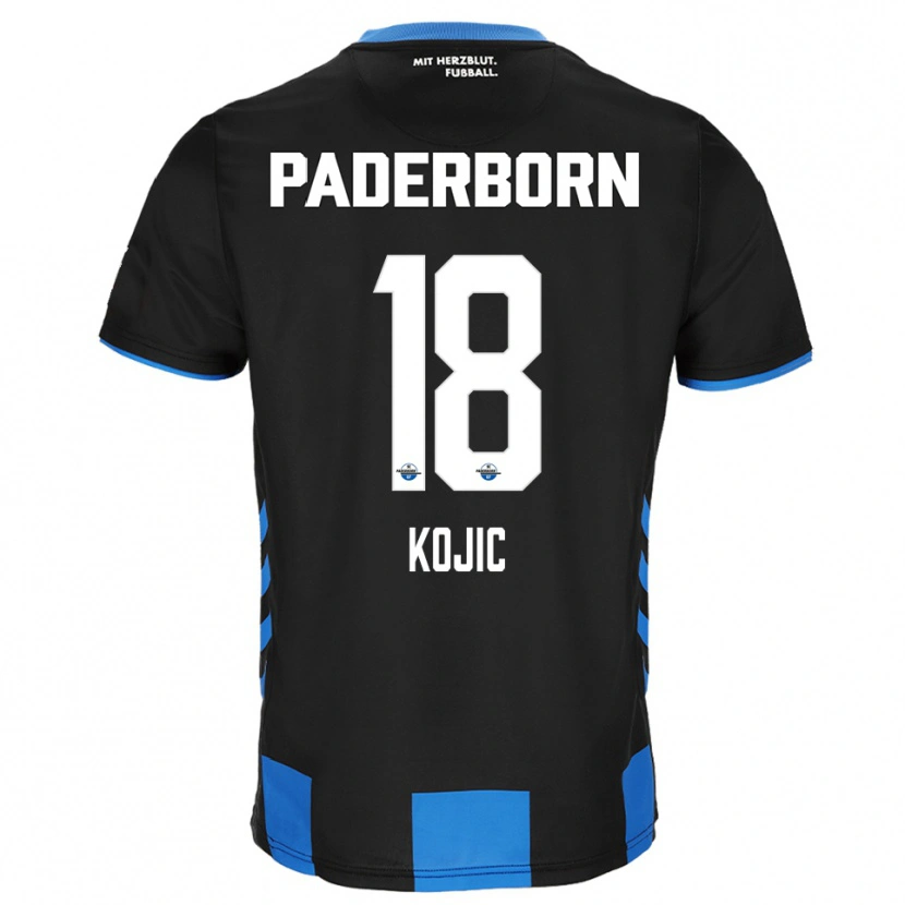 Danxen Mujer Camiseta Stanko Kojic #18 Negro Azul 1ª Equipación 2025/26 La Camisa