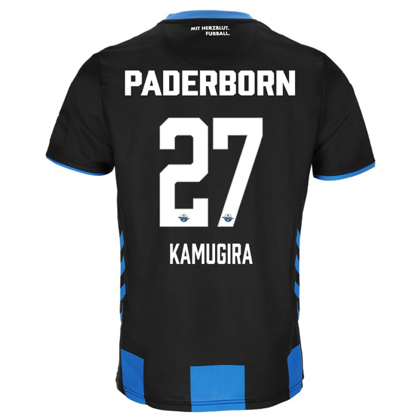 Danxen Mujer Camiseta Rayan Kamugira #27 Negro Azul 1ª Equipación 2025/26 La Camisa