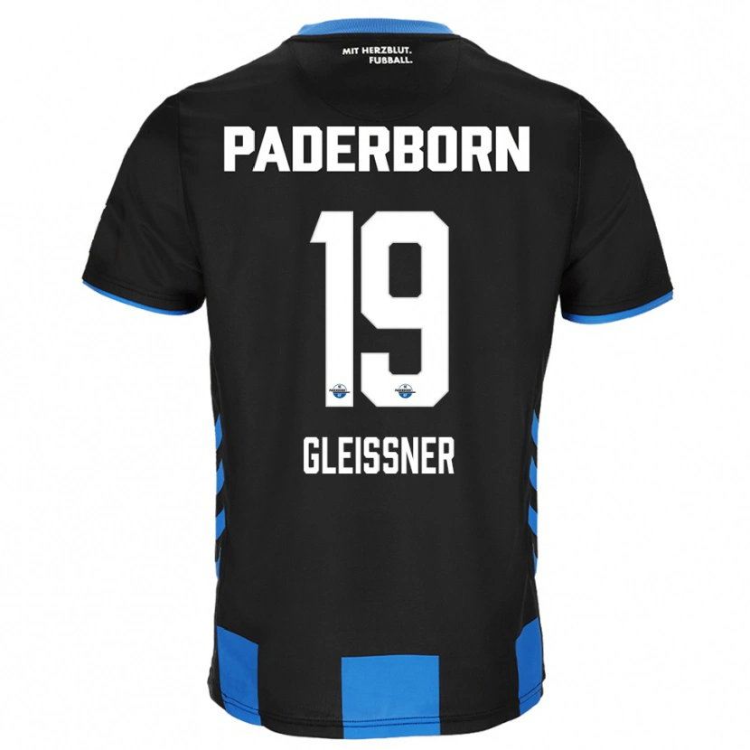 Danxen Mujer Camiseta Kevin Gleissner #19 Negro Azul 1ª Equipación 2025/26 La Camisa