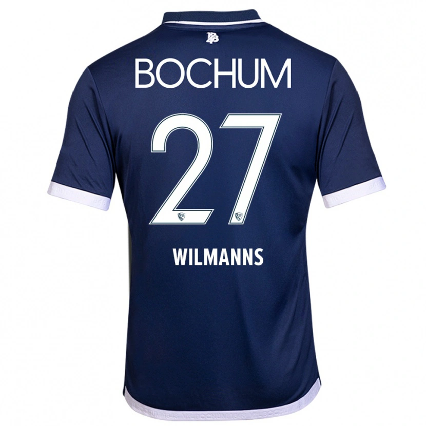 Danxen Mujer Camiseta Anjo Wilmanns #27 Azul Marino Blanco 1ª Equipación 2025/26 La Camisa