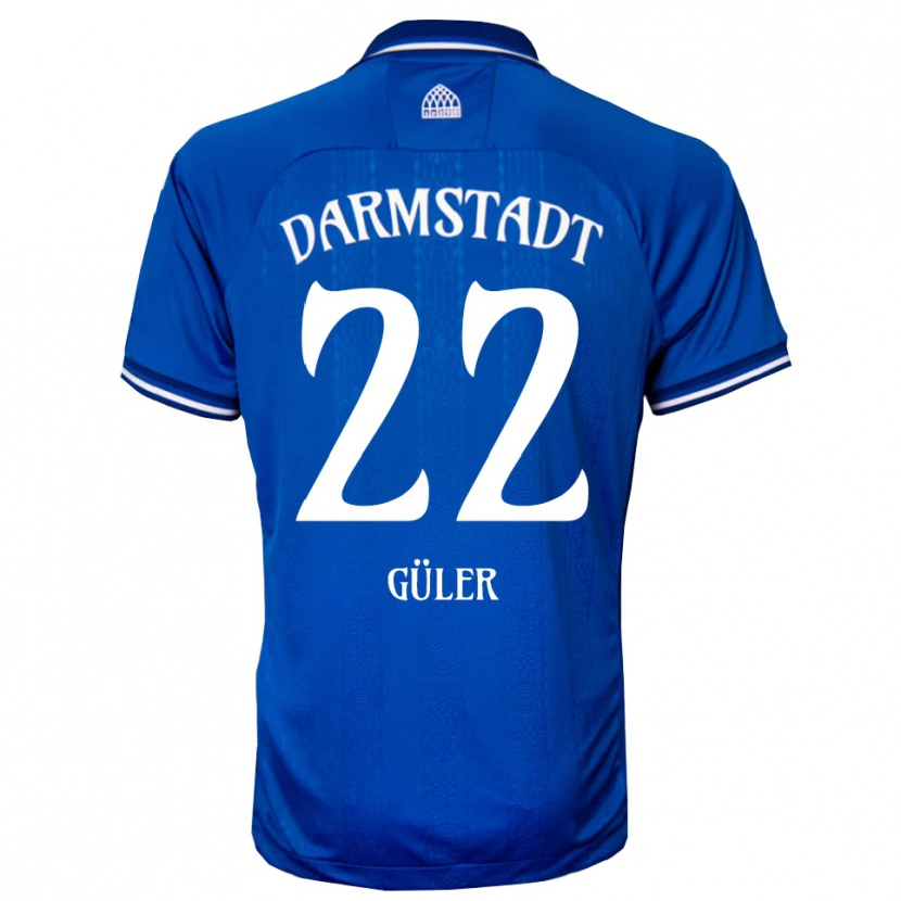 Danxen Mujer Camiseta Serhat-Semih Güler #22 Azul Blanco 1ª Equipación 2025/26 La Camisa
