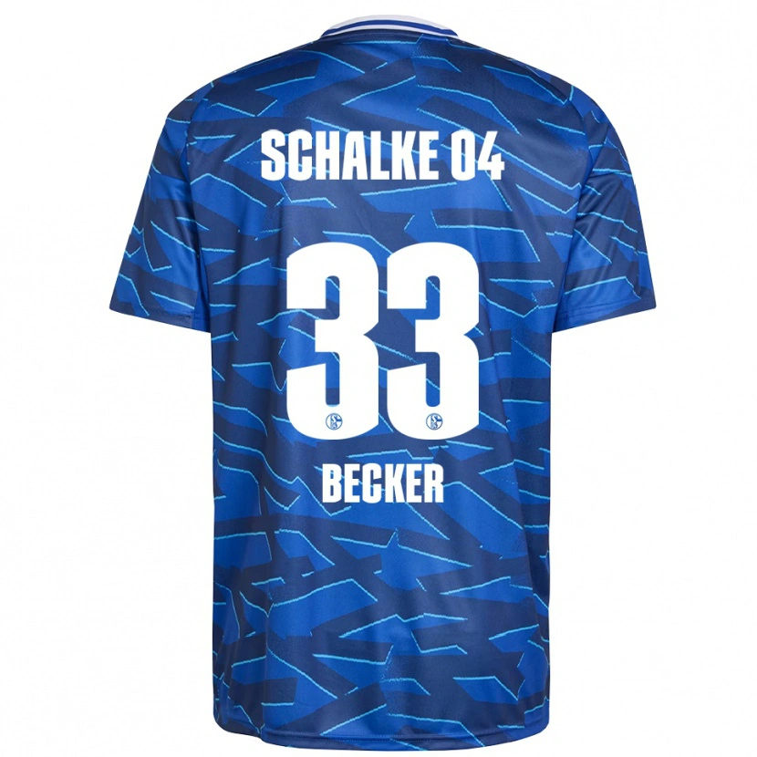 Danxen Mujer Camiseta Vitalie Becker #33 Azul Real Blanco 1ª Equipación 2025/26 La Camisa