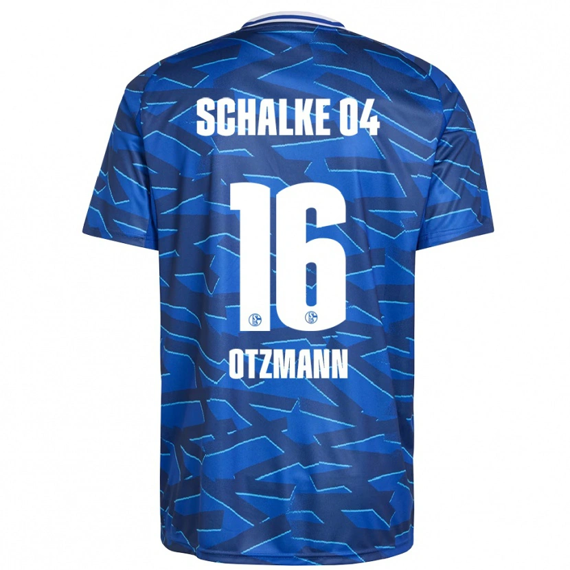 Danxen Mujer Camiseta Luc Otzmann #16 Azul Real Blanco 1ª Equipación 2025/26 La Camisa
