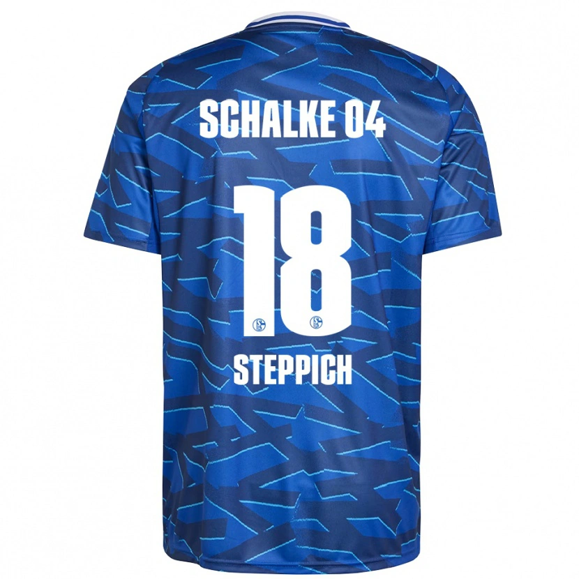 Danxen Mujer Camiseta Bianca Steppich #18 Azul Real Blanco 1ª Equipación 2025/26 La Camisa