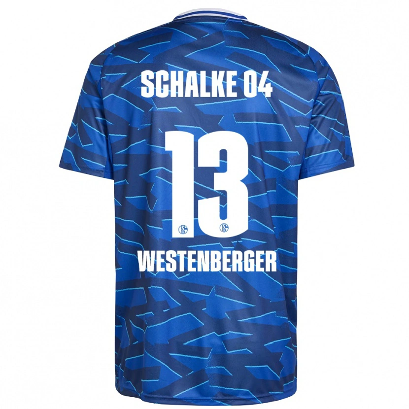 Danxen Mujer Camiseta Noel Westenberger #13 Azul Real Blanco 1ª Equipación 2025/26 La Camisa