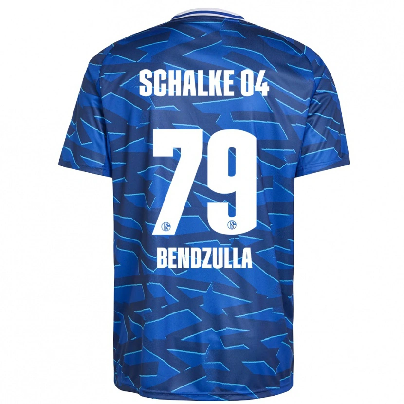 Danxen Mujer Camiseta Leonie Bendzulla #79 Azul Real Blanco 1ª Equipación 2025/26 La Camisa