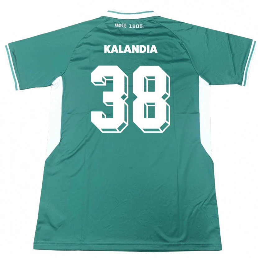 Danxen Mujer Camiseta Luka Kalandia #38 Verde Blanco 1ª Equipación 2025/26 La Camisa