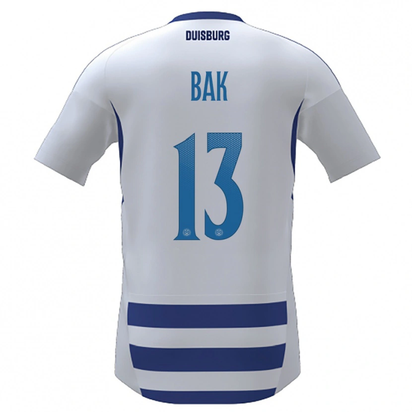 Danxen Mujer Camiseta Jolina Bak #13 Blanco Azul 1ª Equipación 2025/26 La Camisa