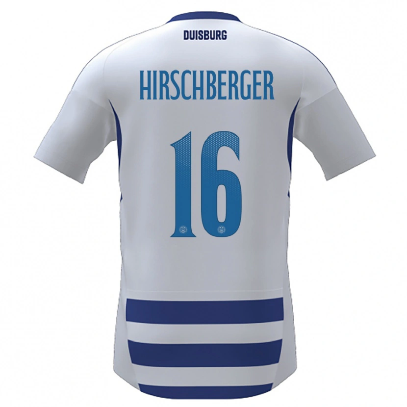 Danxen Mujer Camiseta Isabell Hirschberger #16 Blanco Azul 1ª Equipación 2025/26 La Camisa