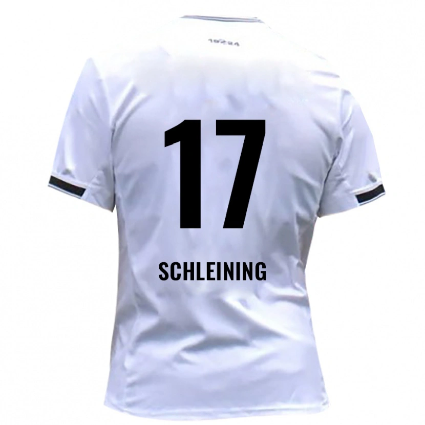 Danxen Mujer Camiseta Marvin Schleining #17 Blanco Rojo 1ª Equipación 2025/26 La Camisa