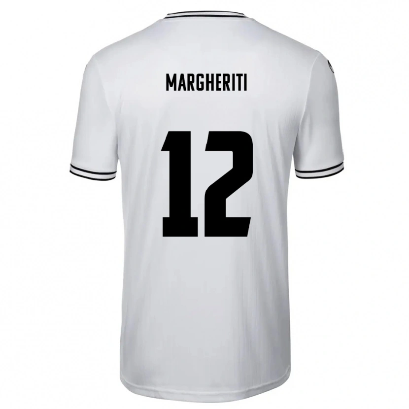 Danxen Mujer Camiseta Danilo Margheriti #12 Blanco Negro 1ª Equipación 2025/26 La Camisa