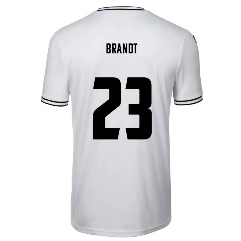Danxen Mujer Camiseta Max Brandt #23 Blanco Negro 1ª Equipación 2025/26 La Camisa