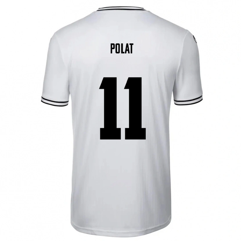 Danxen Mujer Camiseta Yalcin Polat #11 Blanco Negro 1ª Equipación 2025/26 La Camisa