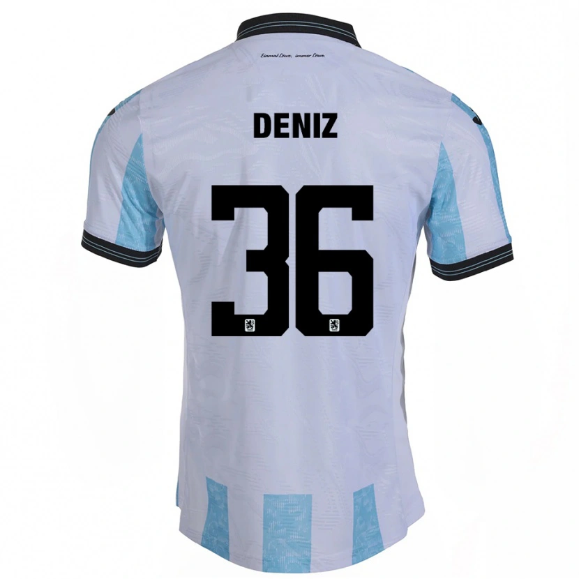 Danxen Mujer Camiseta Tunay Deniz #36 Blanco Azul Cielo 1ª Equipación 2025/26 La Camisa