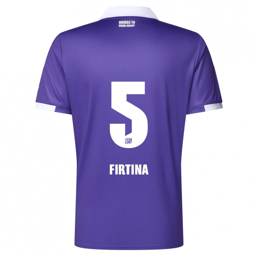 Danxen Mujer Camiseta Taha Firtina #5 Púrpura Blanco 1ª Equipación 2025/26 La Camisa