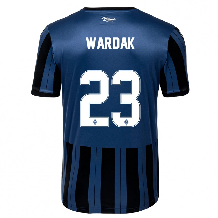 Danxen Mujer Camiseta Yusuf Wardak #23 Azul Gris Negro 1ª Equipación 2025/26 La Camisa
